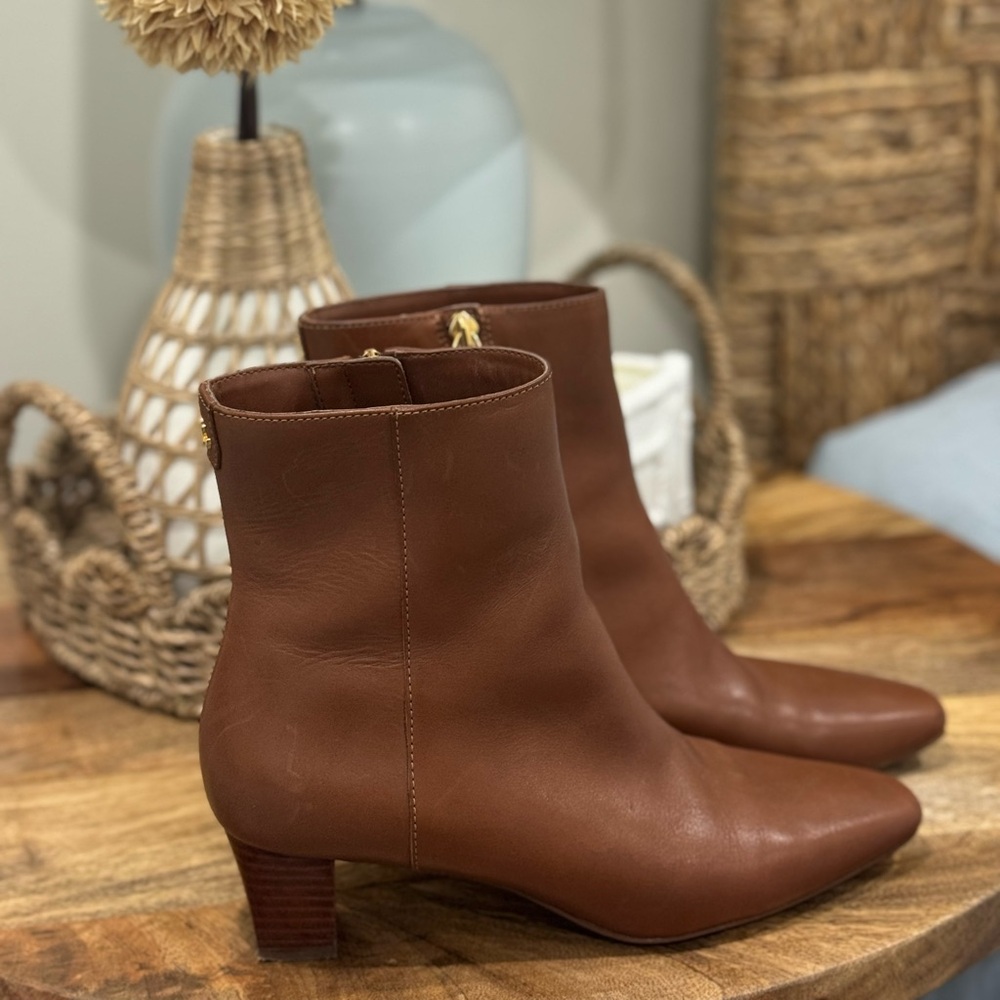 Ralph Lauren Chestnut Ankle Booties
